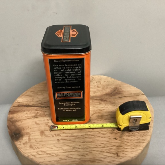 🟠 Vintage Harley-Davidson Motorcycles Tin - Biker Brew Coffee - Collectible - Picture 12 of 15